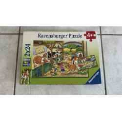 2 Puzzles La ferme 24 pièces