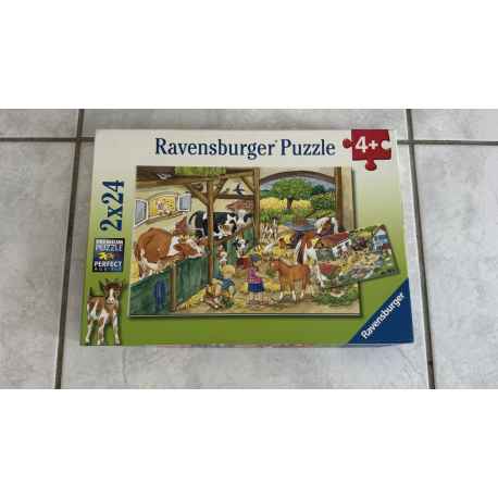 2 Puzzles La ferme 24 pièces