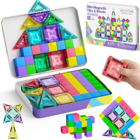 48 Blocs de constructions magnétiques Neufs