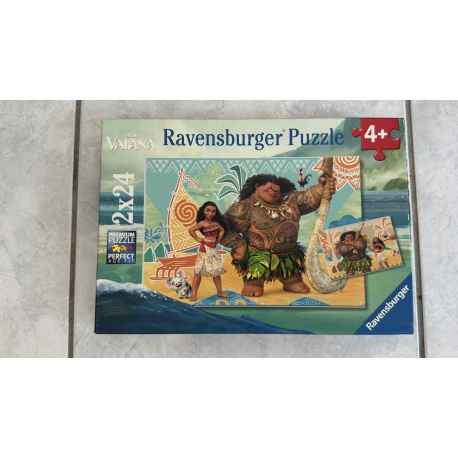 2 Puzzles VAIANA 24 pièces