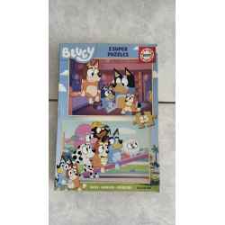 2 Puzzles BLUEY 25 pièces