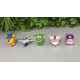 5 Figurines Super Wings transformables