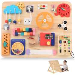 Grand Tableau d'activités en bois Neuf