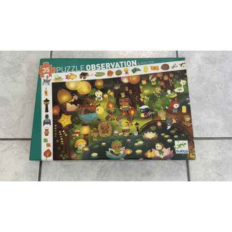 Puzzle d'observation DJECO Forêt en fête