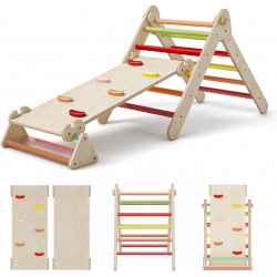Triangle d'escalade 6 en 1 Montessori Neuf