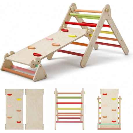 Triangle d'escalade 6 en 1 Montessori Neuf