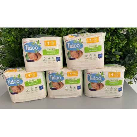 5 paquets de couches T.1 (2/5kg)