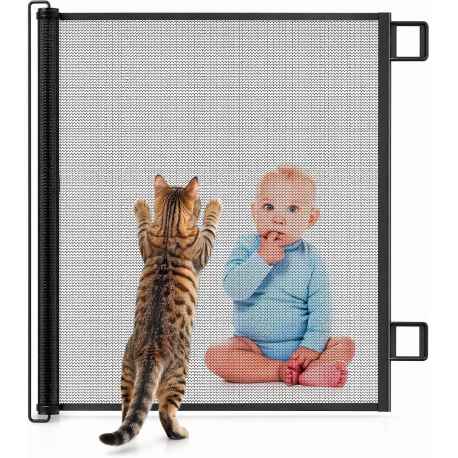 Barrière de sécurité extensible pour animaux
