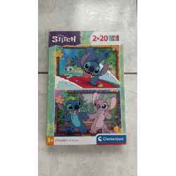 2 Puzzles STITCH 20 pièces