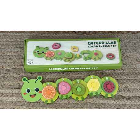 Puzzle Chenille en bois Neuve