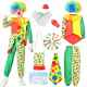 Déguisement de Clown 8/9 ans Neuf