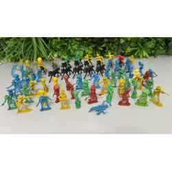 Lot de 19 Cowboys et Indiens
