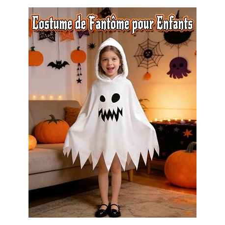 Déguisement Fantôme 5/7 ans Neuf