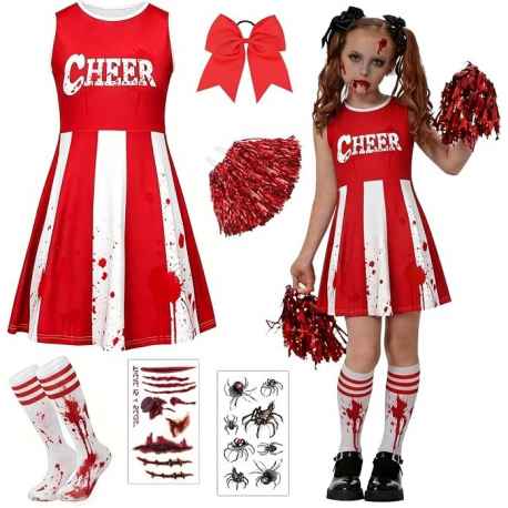 Déguisement Pompom Girl Zombie 12/14 ans