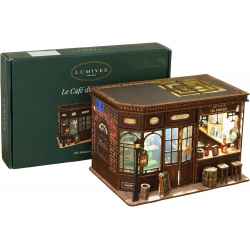 Maquette en bois "Le café du marais" Neuf