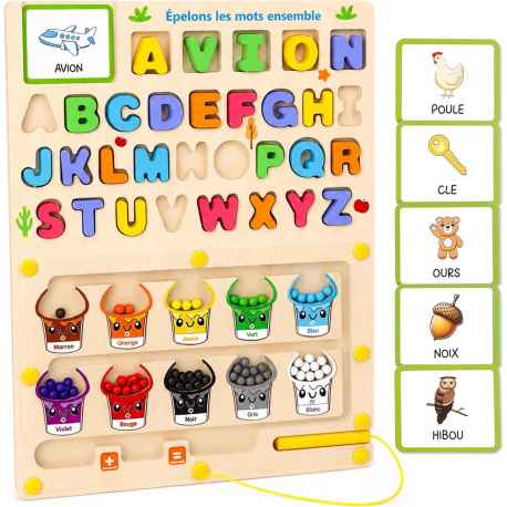 Jeu éducatif en bois Neuf