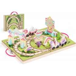 Train en bois "Licorne" neuf